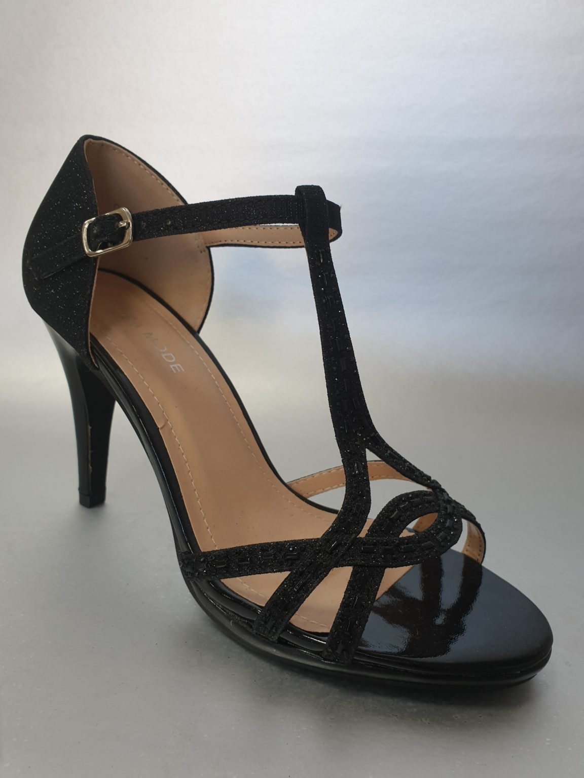 HighHeels Black diamond open toe – Bella Shoes – Unique Women Shoes ...